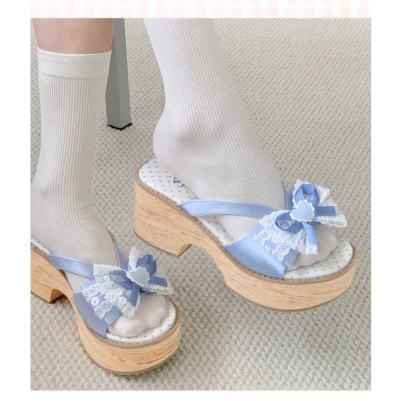 Sandal Platform Tebal Motif Ka - Summer Clothing Sale ulasan dan harga