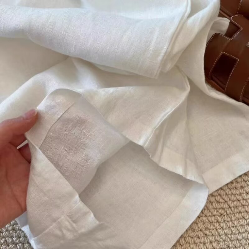 Setelan Celana Lebar dan Kemej - Summer Clothing Linen ulasan dan harga