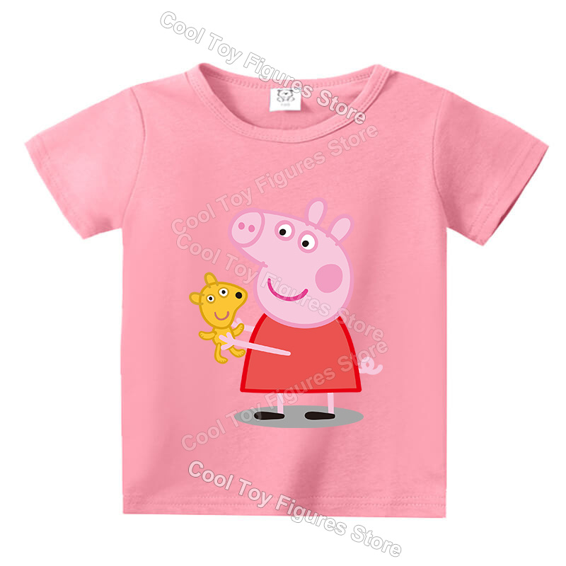 Kaus Seri Peppas Pig Pakaian K - Summer Clothing Gifts ulasan dan harga