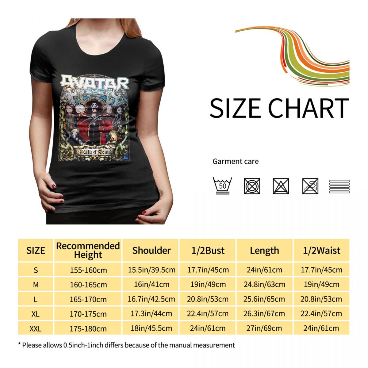 Kaos Wanita Avatar Band Kualit - Summer Clothing Staples ulasan dan harga