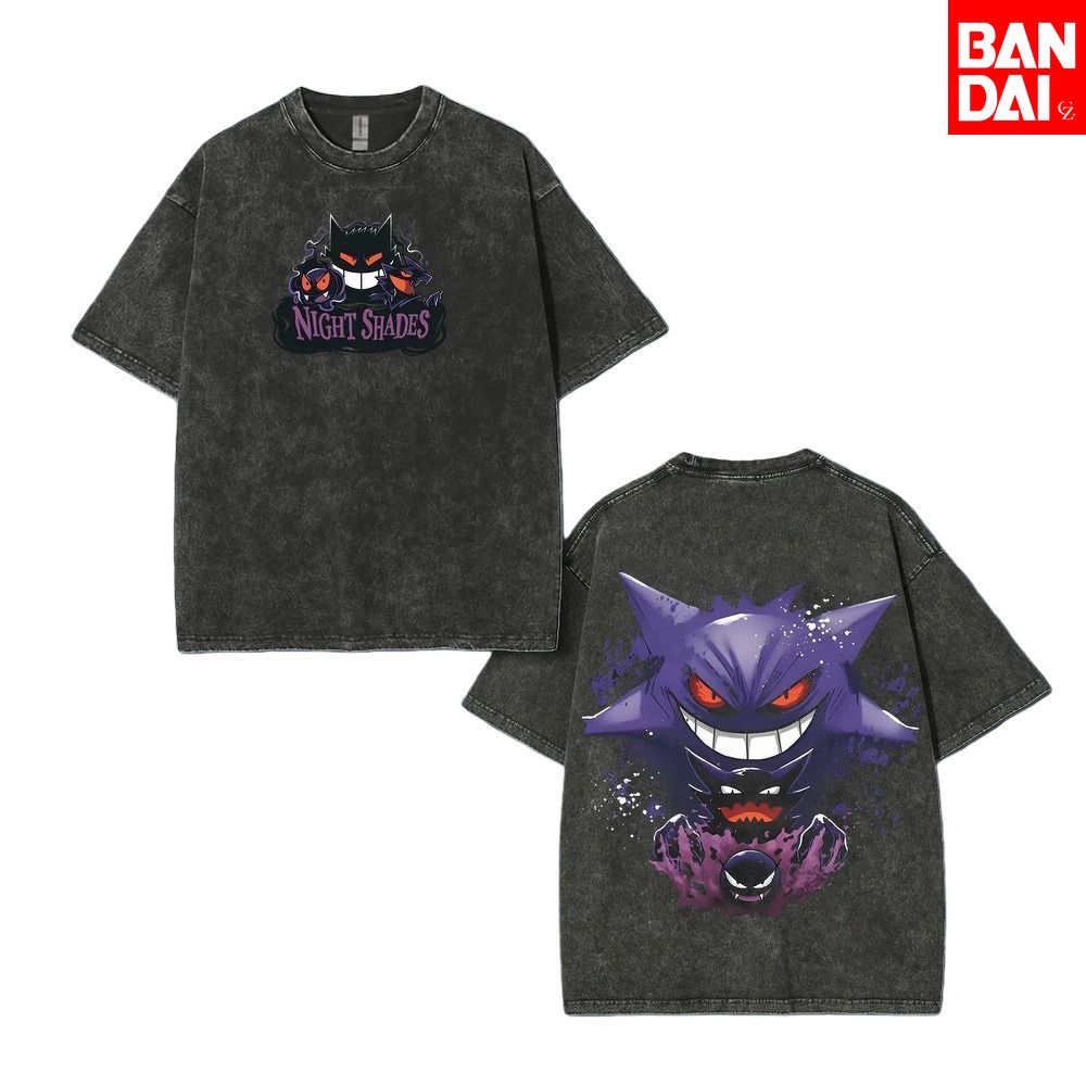 Kaus Pokemon Gastly Haunter Ge - Vintage Summer Clothing Men ulasan dan harga