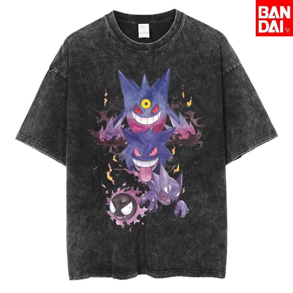 Kaus Pokemon Gastly Haunter Ge - Vintage Summer Clothing Men ulasan dan harga