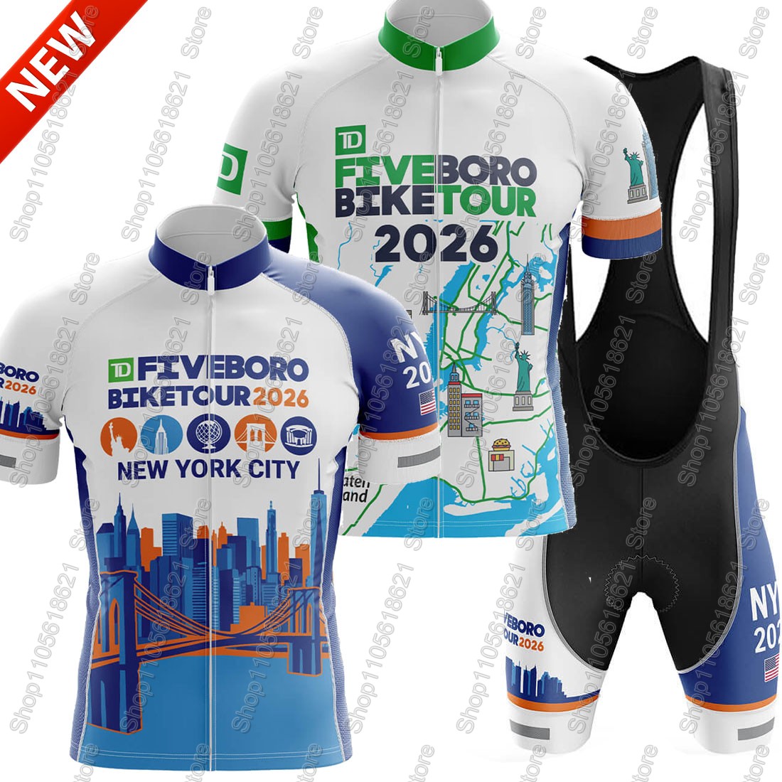 Set Jersey Tim Bersepeda NYC-C - Summer Clothing Nyc ulasan dan harga
