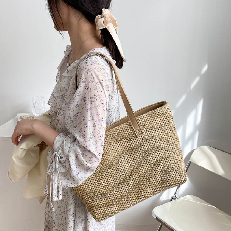 Tas Jerami Pantai Musim Panas  - Beach Bag Straw ulasan dan harga