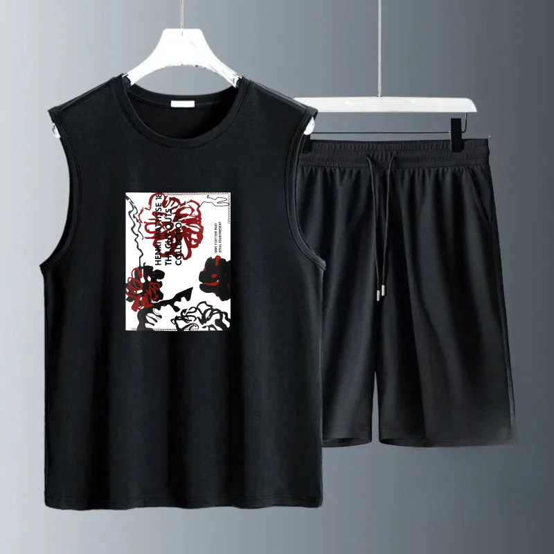 Set Tank Top Pria Musim Panas  - Summer Clothing Men ulasan dan harga