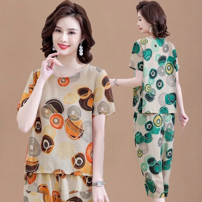 T-Shirt lengan pendek baru unt - Summer Clothing Linen ulasan dan harga