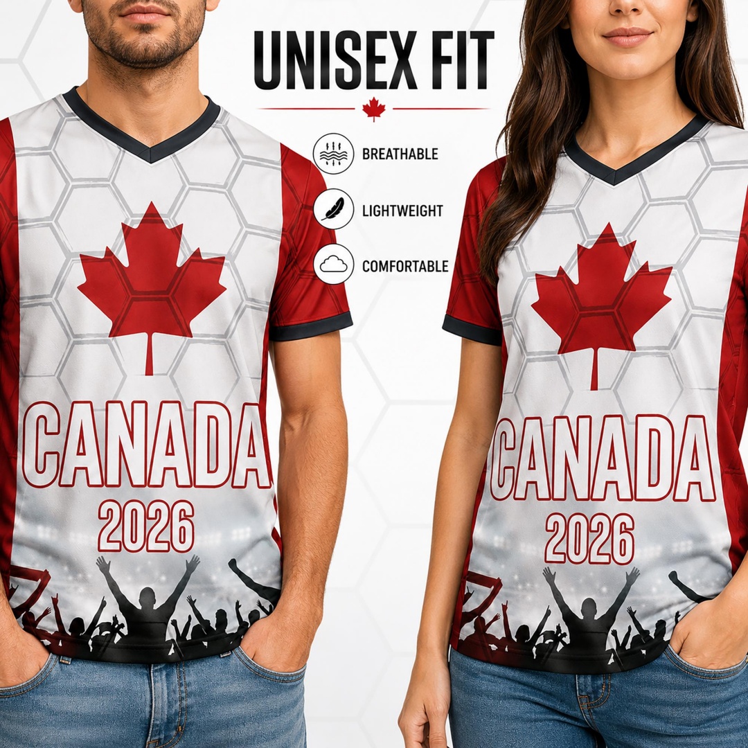 Jersey Sepak Bola Kanada 2026  - Summer Clothing Canada ulasan dan harga