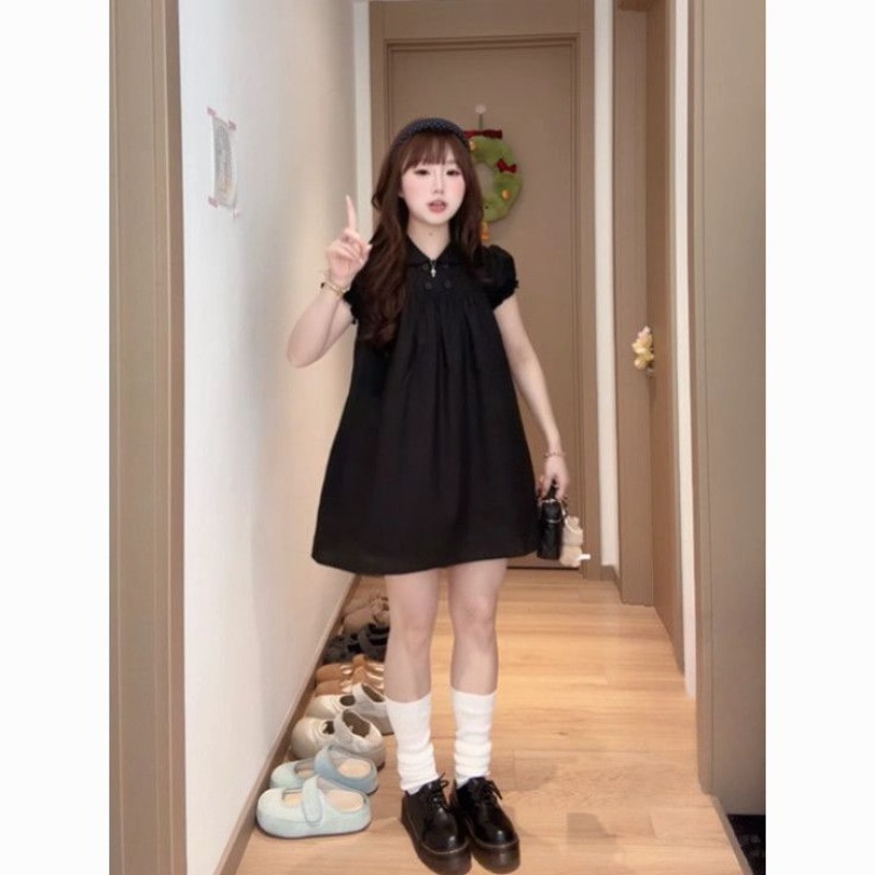 Gaun Kerah Doll Model A-line T - Summer Clothing New Look ulasan dan harga