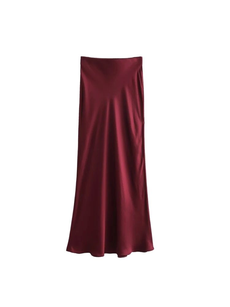 Rok Midi Wanita Bahan Lembut S - Summer Zara ulasan dan harga