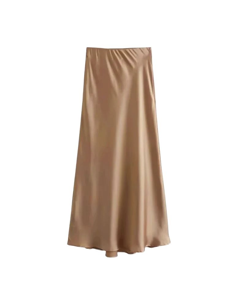 Rok Midi Wanita Bahan Lembut S - Summer Zara ulasan dan harga