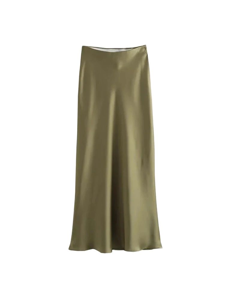 Rok Midi Wanita Bahan Lembut S - Summer Zara ulasan dan harga