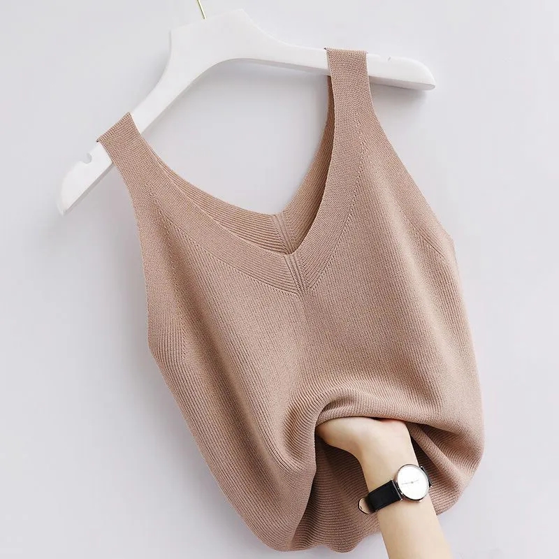 Tank Top Vintage rajut wanita, - Summer Zara ulasan dan harga