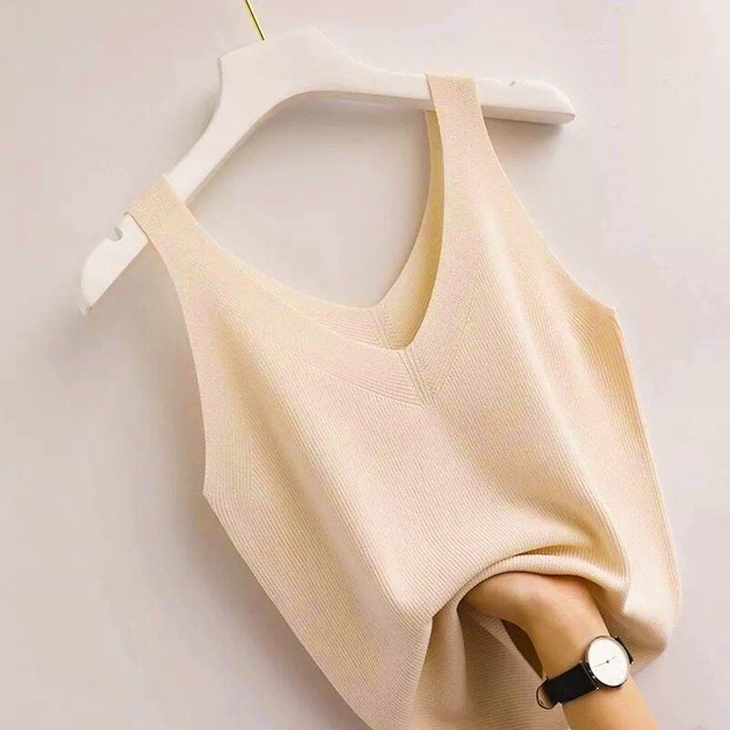 Tank Top Vintage rajut wanita, - Summer Zara ulasan dan harga