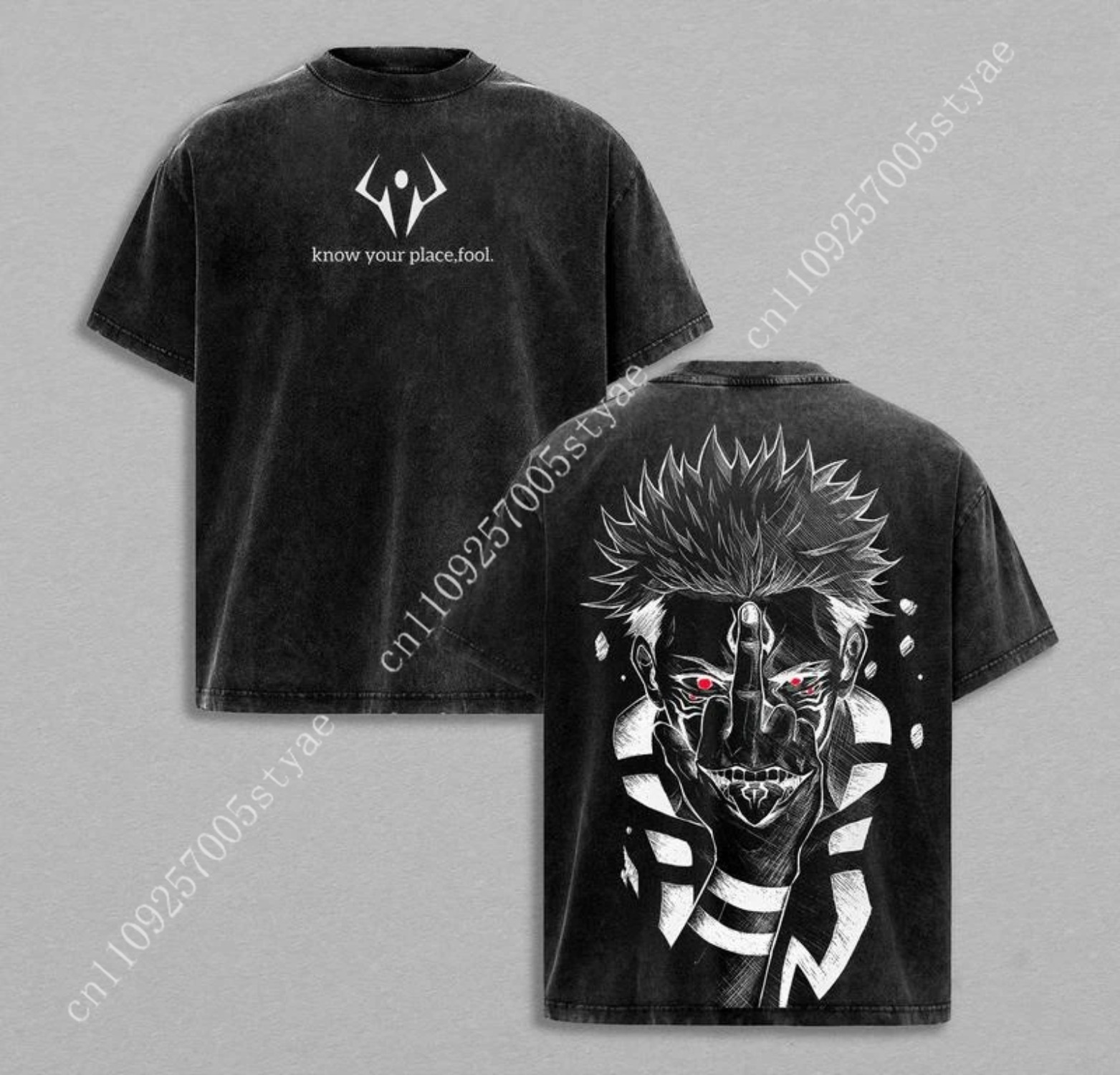Kaos Grafis Anime Ryomen Sukun - Vintage Summer Clothing Men ulasan dan harga