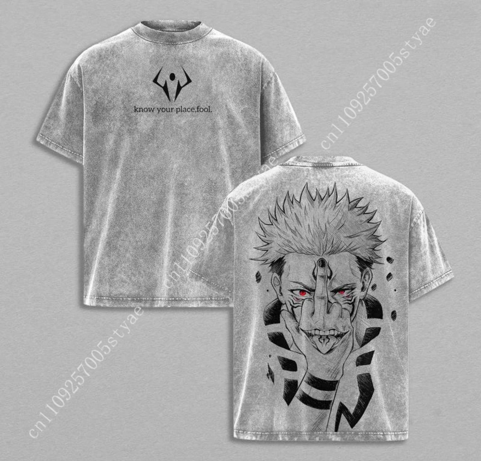Kaos Grafis Anime Ryomen Sukun - Vintage Summer Clothing Men ulasan dan harga