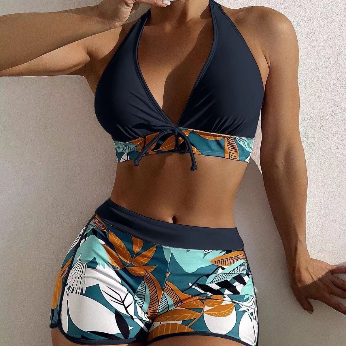 Baju Renang Wanita Dua Potong  - Halter Neck Top ulasan dan harga