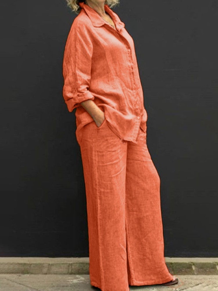 Setelan pakaian Vintage wanita - Summer Clothing Linen ulasan dan harga