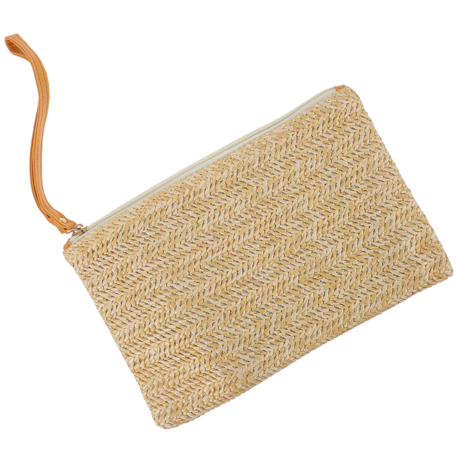 1 Buah Tas Genggam Jerami untu - Beach Bag Straw ulasan dan harga