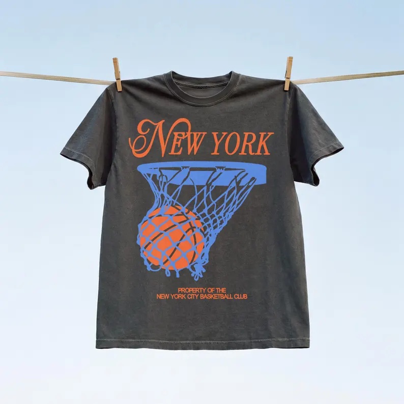 Kaus Basket New York Pria dan  - Summer Clothing Nyc ulasan dan harga