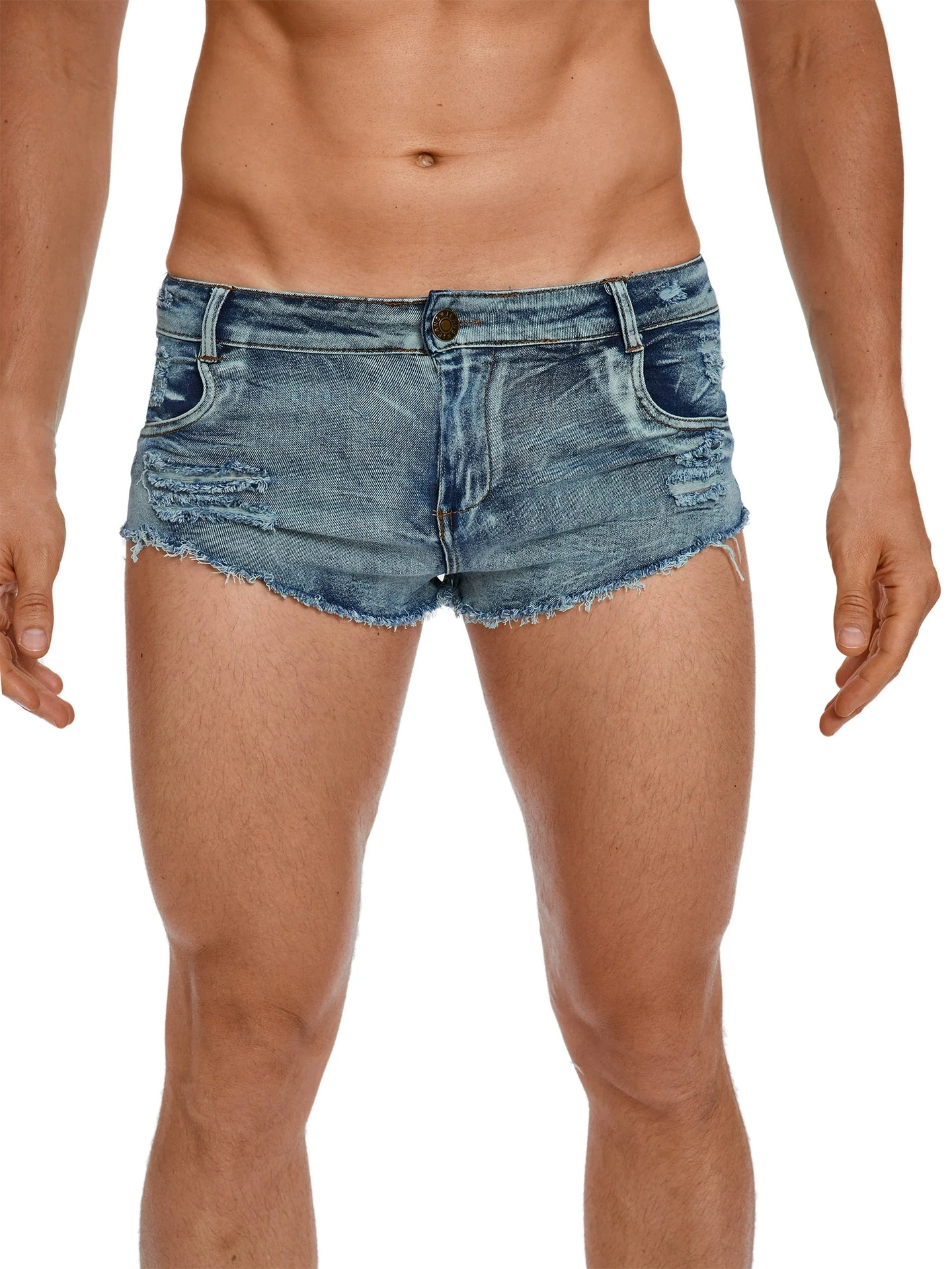 Celana Pendek Jeans Pinggang R - Vintage Summer Clothing Men ulasan dan harga