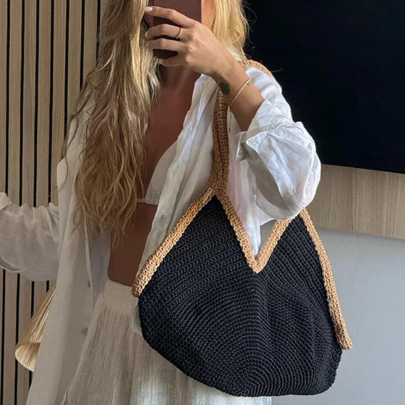 Tas Tangan Anyaman Baru Musim  - Beach Bag Straw ulasan dan harga