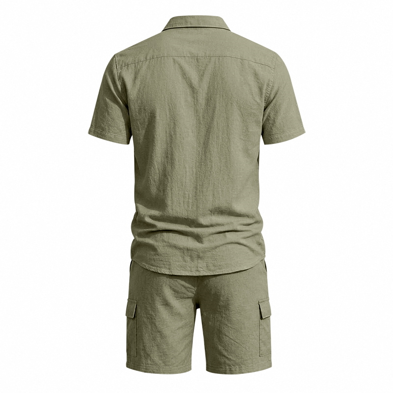 Setelan Linen Amerika Musim Pa - Summer Clothing Linen ulasan dan harga