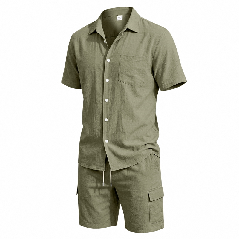 Setelan Linen Amerika Musim Pa - Summer Clothing Linen ulasan dan harga