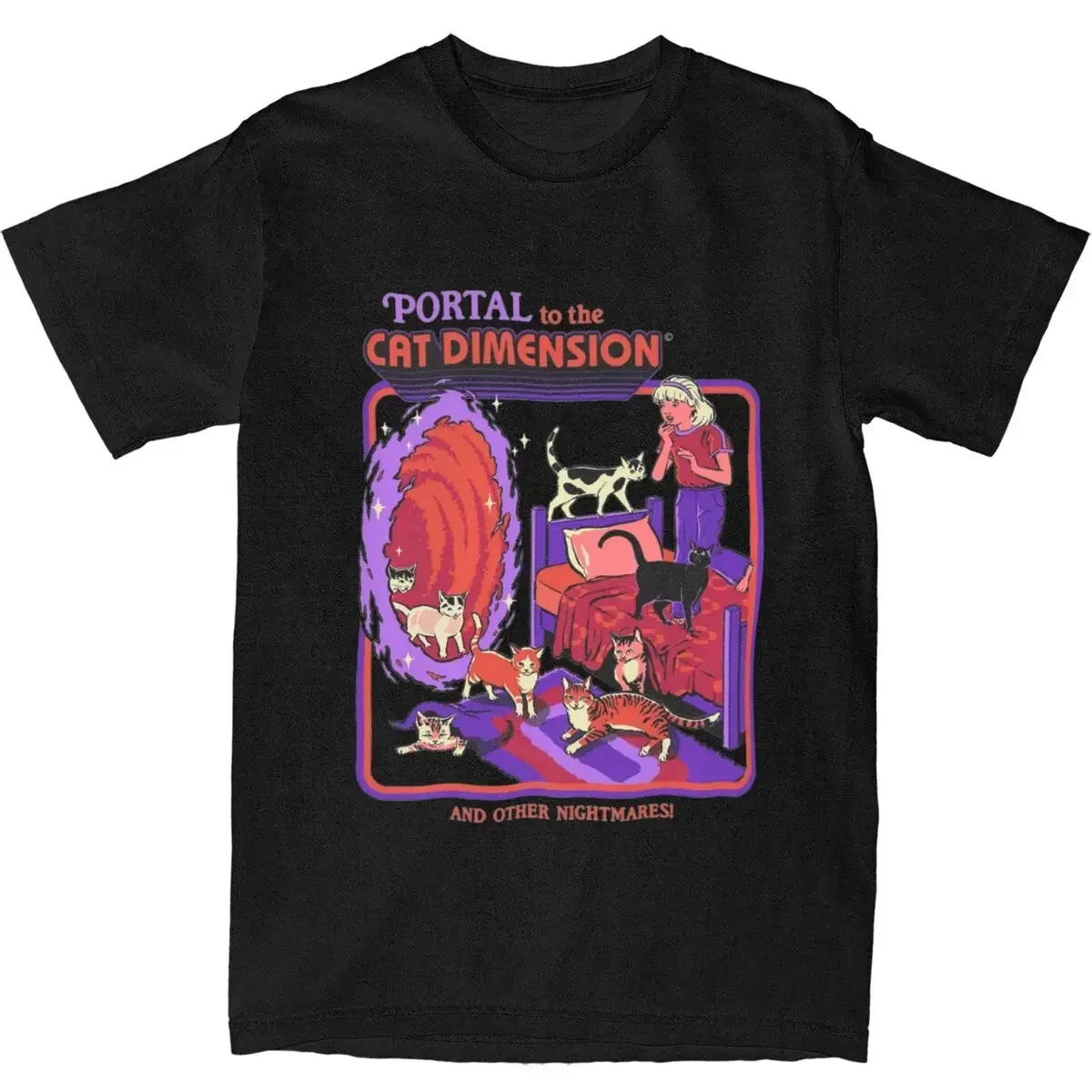 Cat Dimension Vintage Horror D - Summer Clothing Ideas For Women ulasan dan harga