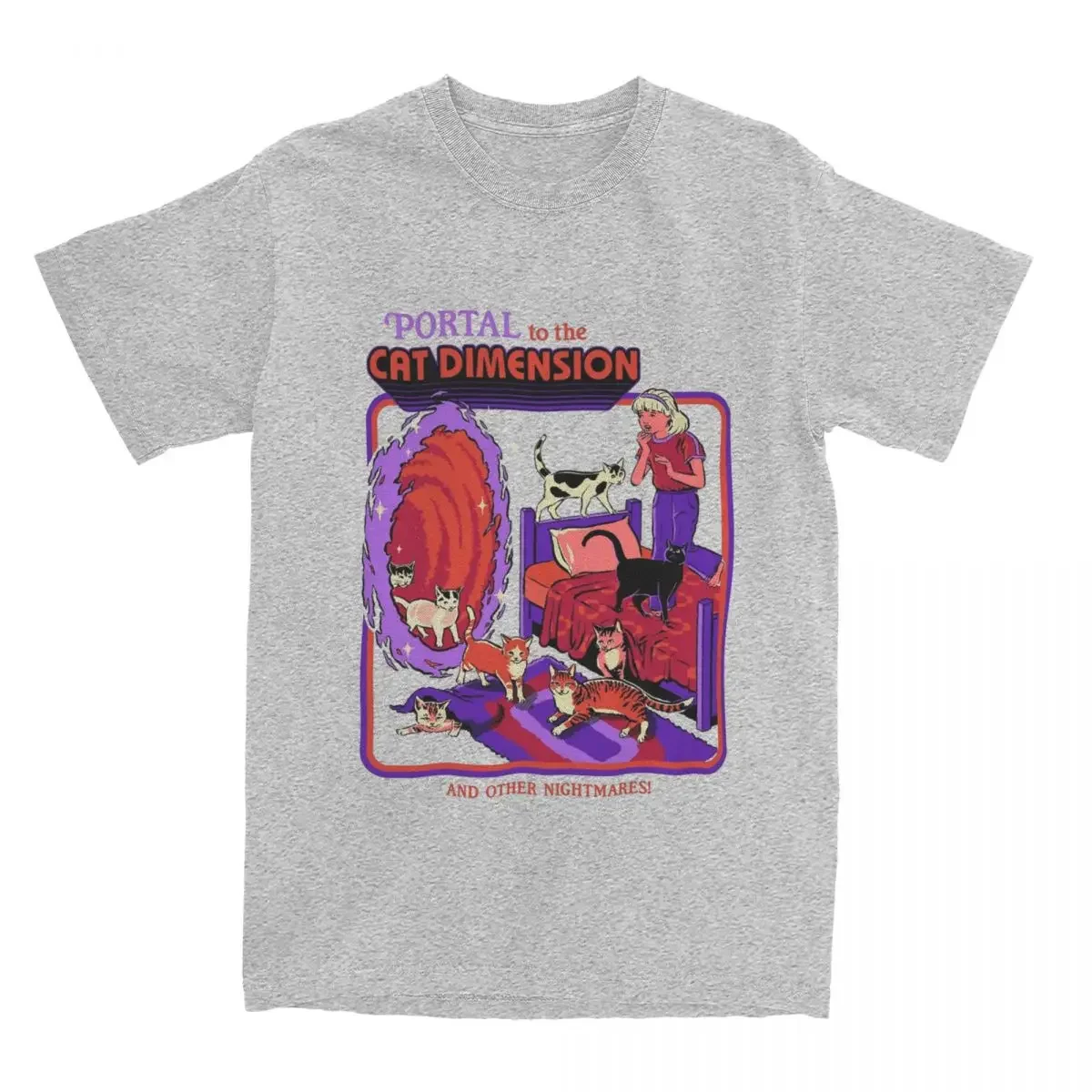 Cat Dimension Vintage Horror D - Summer Clothing Ideas For Women ulasan dan harga