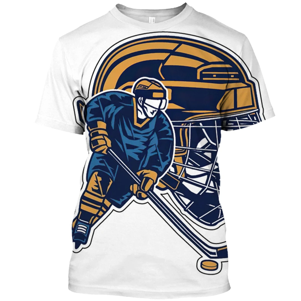 Kaus Hockey Kanada Fashion 3D  - Summer Clothing Canada ulasan dan harga