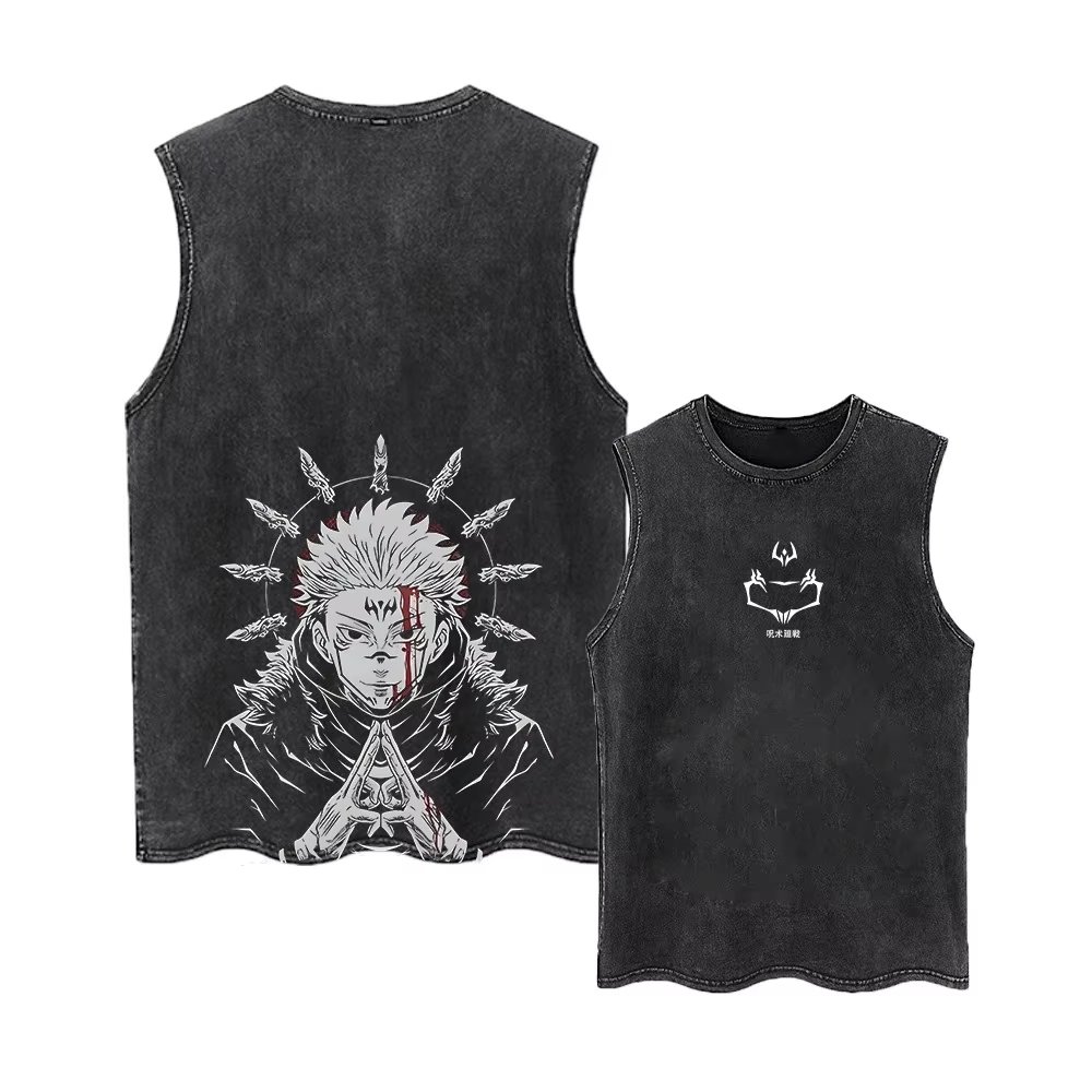 Kaos Tank Top Anime Jujutsu Ka - Vintage Summer Clothing Men ulasan dan harga